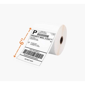 Hot bán 4x6 không thấm nước Máy in nhiệt Nhãn 100x150mm chuyển nhiệt cuộn cho địa chỉ bao bì vận chuyển siêu thị - Product Image 1