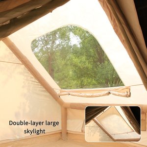 Tente <span class=keywords><strong>gonflable</strong></span> 4 saisons pour 2 à 4 personnes, installation facile, 6,3 m, imperméable, avec <span class=keywords><strong>auvent</strong></span> et fenêtres panoramiques - Product Image 5