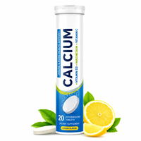 Comprimés effervescents de calcium, vitamine D3, magnésium, vitamine C - Complément minéral quotidien pour adultes, soutien immunitaire, antioxydant, ODM, OEM