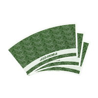 Gobelets en papier jetables écologiques, biodégradables, enduits de PE, de qualité alimentaire, recyclables, avec logo personnalisé, pour café, bière, boissons