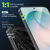 Boîte Magique d'Installation Facile pour Téléphones Portables en Gros – Protection d'Écran en Verre Trempé 9H Transparente Anti-Reflet à Couverture Intégrale