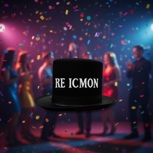 Sombrero alto negro Walton Catrin de piel sintética para fiestas, disfraz de personaje para adultos, uso festivo, para las cuatro estaciones - Product Image 2