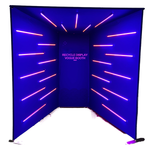 Para Vogue, elegante cabina de fotos portátil, Fondo de túnel de luz, marco de carcasa emergente, Compatibilidad de cámara, elegante <span class=keywords><strong>estudio</strong></span> Backdr - Product Image 4