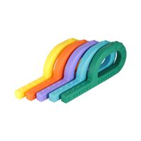 Autisme Enfants en forme de P en forme de D en forme de T Outils d'entraînement musculaire oral Bâton de dentition sonore manuel pour la rééducation de la parole