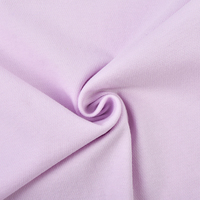 Nouveau design, couleur unie, 69% coton, 31% polyester, tissu en maille extensible et respirant, tissu en molleton French Terry DTY, poids moyen 205 g/m²