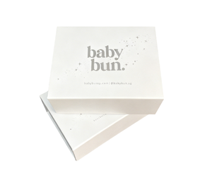 Baby Bun Rigid Gift Box Ivory Board Rectangle UV Printed High-End Packaging - Product Image 1