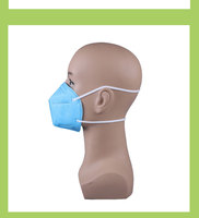 Masque respiratoire KN95 jetable à bandeau réglable, haute résistance aux salissures, fabriqué en Chine