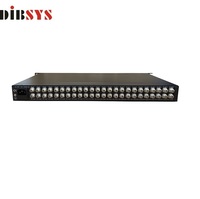 Récepteur décodeur numérique 16 tuners FTA DVB-T2 DVB-S2 ATSC ISDB-T vers IP pour tête de réseau de télévision par câble numérique