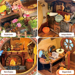 YUANGU Magic Ring House, <span class=keywords><strong>Puzzle</strong></span> 3D in Legno Educativo Fai-da-Te, Kit Artigianale per Età 14+, Regalo Unisex - Product Image 4