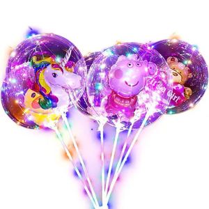 Suministros para fiestas Globo Bobo LED transparente Cumpleaños Boda Navidad Globos de fiesta iluminados Decoración de cumpleaños Globo LED - Product Image 2