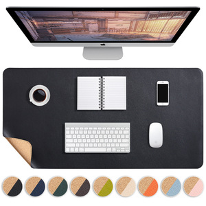 Tapis de bureau double face 60x30cm en cuir PU couramment utilisé tapis de souris à bord de point de grande taille - Product Image 5