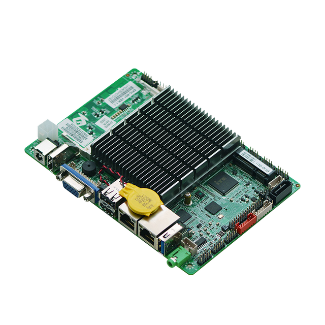 Fanless 2 Lan J3710 Single Channel DDR3L Max 8GB 6 COM 7 USB SIM 12V Embedded 3.5 Inch Industrial Motherboard