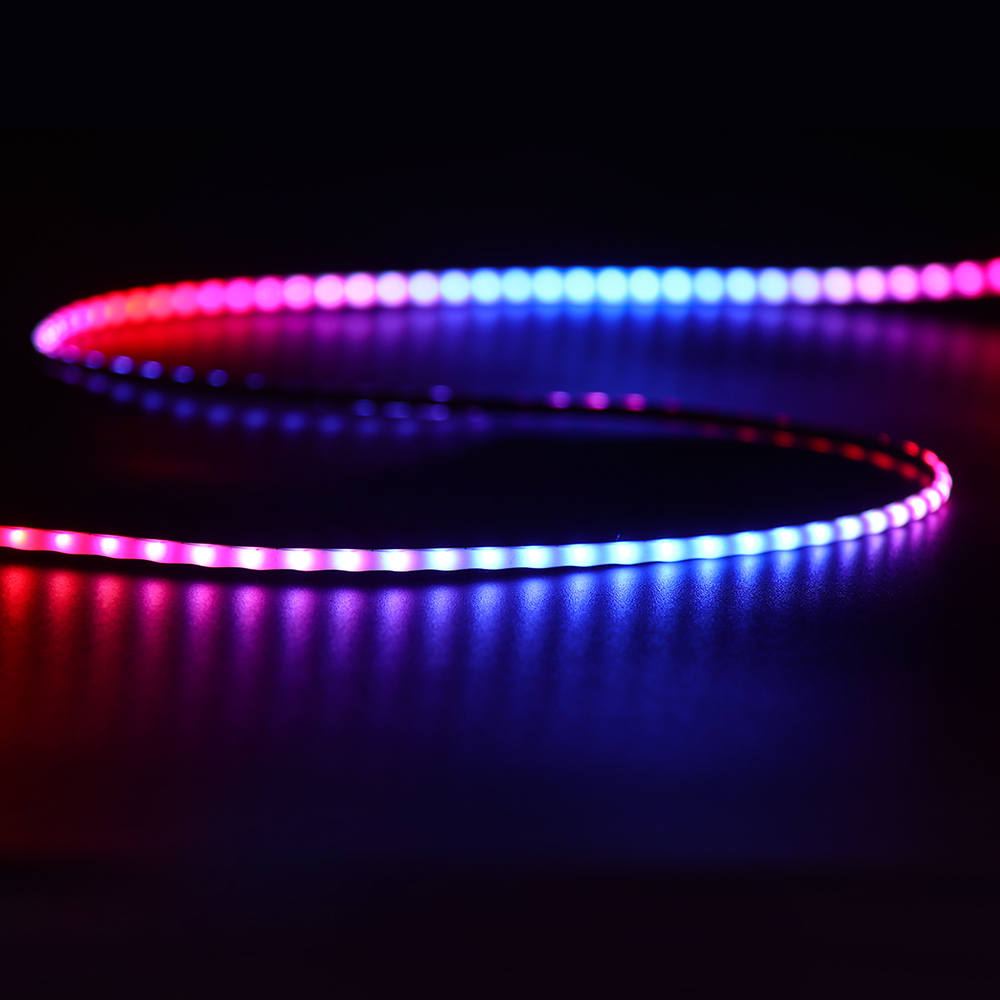 Dream Color WS2812B Indoor Christmas Ambient IP20 USB Strip 2.7mm Narrow Width RGBIC Addressable 5V
