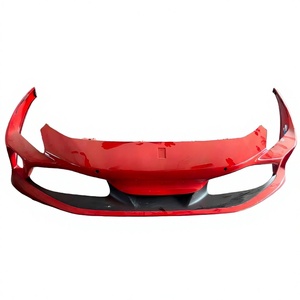 Pièces de carrosserie en plastique de haute qualité pour Ferrari F8, pare-chocs avant rouge OE 985983438 - Product Image 1