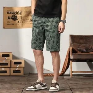 Quần short cotton 4 túi quần nam giản dị quần hot quần jeans ngắn thể thao ngoài trời Quần dài trung bình