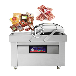 DZ-400/2SB Electric Double Chamber High-Accuracy Automatic <b>Vacuum</b> Sealer Machine 1KPA 400MM 220V/380V 1 Year Warranty for Fresh - Product Image 1