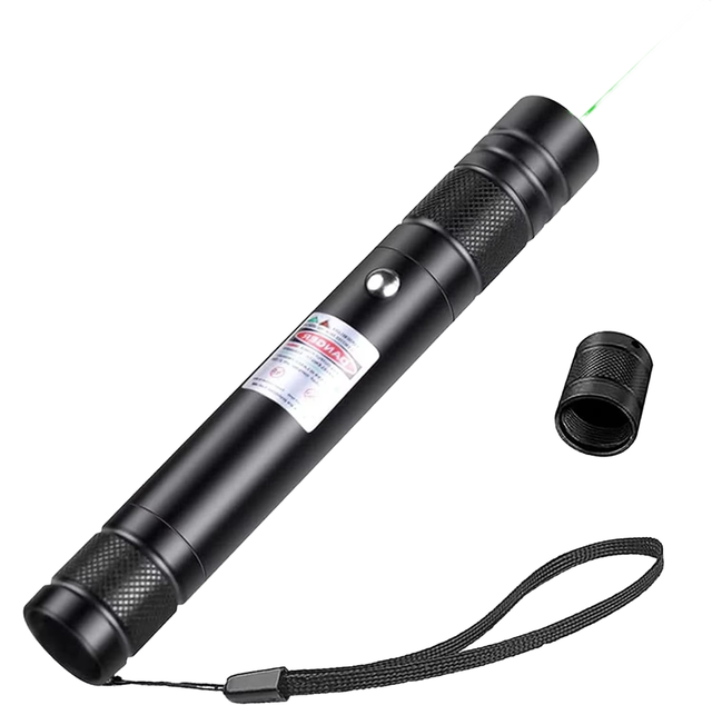 2025 New Launch-Powerful 2000 Meters USB Charging Green Laser Pointer for Hiking & Cat Toy New Remote Green Light Laser Pen