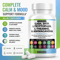 Capsules de Suppléments pour le Sommeil OEM ODM GABA L-Tryptophan Ashwagandha Glycine – Soutien au Sommeil, Relaxation et Amélioration de l'Humeur – Marque Privée, Vente en Gros