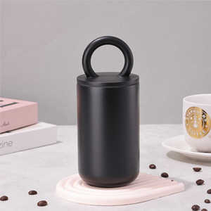 Custom LOGO 500ml Double Walled Stainless Steel Vacuum Insulated <strong>Coffee</strong> <strong>Mug</strong> With Handle Lid - Product Image 1
