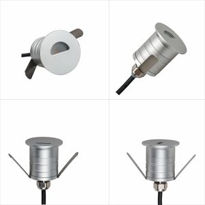 1W <span class=keywords><strong>Mini</strong></span> Imperméable Extérieur <span class=keywords><strong>Escalier</strong></span> Coin Pont Encastré Trottoir <span class=keywords><strong>LED</strong></span> Projecteur souterrain pour appartement Jardin éclairage - Product Image 2