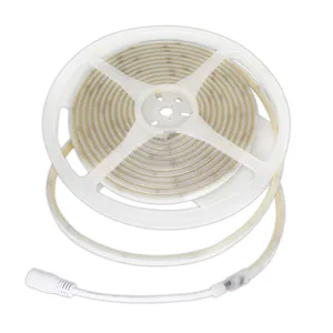 Striscia LED USB 10W/m COB-320 5m 24V 900Lm/m 3000K IP67 10mm SKU-23138 Lampada in PVC con Telecomando per Uso Paesaggistico e Giardino Certificata RoHS - Product Image 1