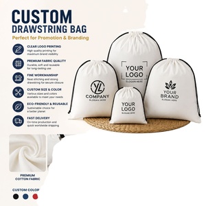 Custom Eco-Friendly Sport Canvas <b>Drawstring</b> <b>Backpack</b> Waterproof Gym Swimming Promotional Event Bag MOQ 200 Pcs 3-5 Day Sample - Product Image 1