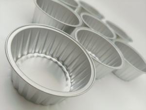 Vasos de Aluminio Pequeños de 4 oz de Color con Tapa Sellada de Aluminio y Tapa de Plástico para Comida para Llevar - Product Image 3