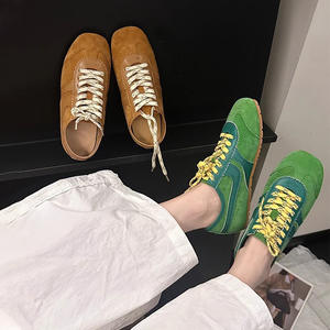 Zapatillas Retro Marrones para Mujer 2026, de Cuero Vacuno Genuino, con Cordones, Planas, Estilo Skate, Versátiles, Deportivas, Casuales, para Correr - Product Image 5