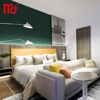 Ensembles de Chambres à Coucher au Design Art Déco Moderne avec Panneaux en Bois pour Hôtels, Villas, Appartements - Mobilier Commercial Élégant