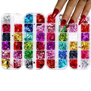 Decoración de Uñas al por Mayor a Bajo Precio, Lentejuelas en Forma de Corazón, Accesorios para Uñas, Purpurina para Uñas - Product Image 3