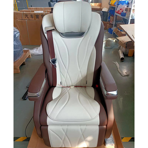 Sedili per autobus di lusso elettrici che migliorano il sedile del capitano reclinabile per il massaggio del furgone per la conversione interna del Camper - Product Image 1