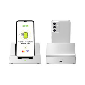 Cảm ứng thông minh màn hình thanh toán thiết bị đầu cuối với sạc Dock 6.5 inchandroid điện thoại di động với NFC Xách Tay <span class=keywords><strong>POS</strong></span> - Product Image 2