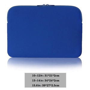 Bolsa para ordenador portátil con etiqueta privada personalizada, gran oferta <span class=keywords><strong>2021</strong></span>, bolsa para ordenador portátil azul de viaje, bolsa para ordenador portátil de 15,6 pulgadas de neopreno pequeña y delgada - Product Image 3