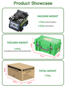 Fusionadora de Fibra Óptica Komshine FX39 de Seis Motores para Cable Troncal FTTH - Product Image 3