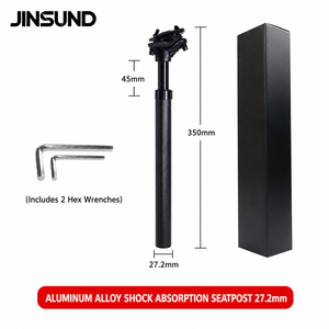 JINSUND Vérin <span class=keywords><strong>de</strong></span> <span class=keywords><strong>selle</strong></span> <span class=keywords><strong>de</strong></span> VTT en alliage d'aluminium amortissant les chocs, <span class=keywords><strong>avec</strong></span> manchon réducteur et <span class=keywords><strong>ressort</strong></span> d'amortissement, Fabricant - Product Image 4