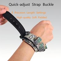 Déclencheur rapide auxiliaire pour arc et flèche de tir à l'arc composite, calibre réglable à 360 degrés, équipement de chasse