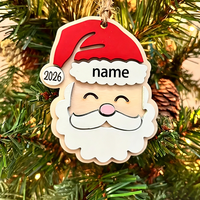 Adorno Navideño Personalizado de Muñeco de Nieve, Colgante, Regalo para Fiestas Navideñas, Decoración para el Hogar