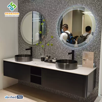 Ensembles de meubles en bois massif OEM 2025, suite complète pour salle à manger et chambre à coucher, table, évier, robinet, meubles de salle de bain, coiffeuse - pour entrepôt