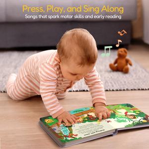 Libros de Sonido Cristianos de Jesús Ama a <span class=keywords><strong>Todos</strong></span> <span class=keywords><strong>los</strong></span> Conejitos para Niños Pequeños, 6 Canciones Cristianas, Libros de Música Recargables para Niños - Product Image 5