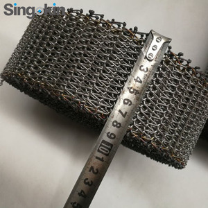 Dây xoắn ốc Chuỗi liên kết thép không gỉ băng tải Đai ban nhạc lưới - Product Image 3