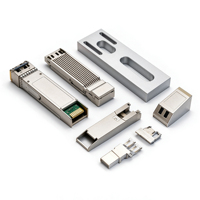 Carcasa Desmontable para Módulo Óptico SFP - Carcasa Metálica CNC Personalizada para Transceptor SFP/SFP+, Fácil Montaje y Mantenimiento