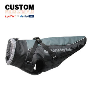 थोक चिंतनशील पट्टी गर्म बड़े पालतू जानवर कुत्ते कोट - Product Image 3