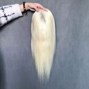 Extensiones de Cabello Natural Remy Brasileño de 14 Pulgadas, Trama Recta, Base Mono, Nudos Invisibles, 130% de Densidad, Tamaños 6x8", 7x9", 8x10" para Mujer - Product Image 2