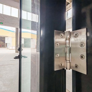 Puerta de Acero Contra Incendios con Vidrio, Apertura Manual, para Casas, Edificios, Salas de Estar, Salida de Emergencia, Resistencia al Fuego de 1 Hora, Barra Antipánico - Product Image 6