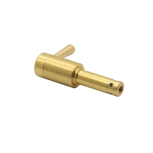 Mira Láser Roja de Calibre .22 con Alcance de 5-100 Yardas, Construcción de Latón Chapado en Oro Sin Aumento - Product Image 1