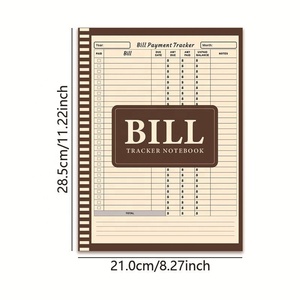 Meilleur carnet de gestion des factures et du budget, reliure robuste, liste de contrôle des factures mensuelles, formatage facile pour la gestion budgétaire - Product Image 4