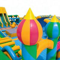Parcours d'obstacles gonflable commercial pour adultes : Jeux gonflables géants pour aire de jeux, défis et châteaux gonflables