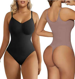 Özel logo tam vücut şekillendirici tek parça yüksek sıkıştırma colomslimming as zayıflama Shapewear kuşaklar karın kontrol Bodysuit kadınlar için - Product Image 3