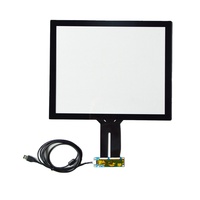 Industri Kustom Multi Sentuh Sensor Kaca 10.1,15.6,17,18, 5,21, 5,23, 6 Inci Usb Ilitek Pcap Panel Sentuh Kapasitif