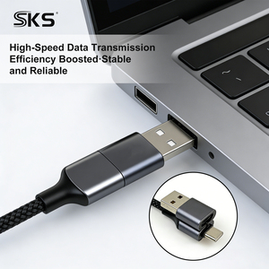 Câble de charge magnétique 2 en 1 (Type-C) 2,5W pour Watch <span class=keywords><strong>SE</strong></span>, iPhone Pro et ordinateur - Product Image 3